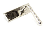 From The Anvil - Polished Nickel Newbury Lever Latch Set | Sku. 91429 | Trade Door Handles.