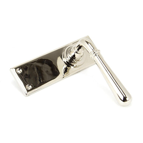 From The Anvil - Polished Nickel Newbury Lever Latch Set | Sku. 91429 | Trade Door Handles.