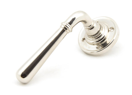 From The Anvil - Polished Nickel Newbury Lever on Rose Set | Sku. 91432 | Trade Door Handles.