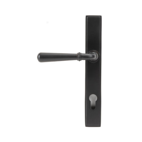 From The Anvil - Aged Bronze Newbury Slimline Lever Espag. Lock Set | Sku. 91434 | Trade Door Handles.
