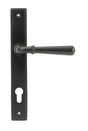 From The Anvil - Aged Bronze Newbury Slimline Lever Espag. Lock Set | Sku. 91434 | Trade Door Handles.