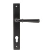 From The Anvil - Aged Bronze Newbury Slimline Lever Espag. Lock Set | Sku. 91434 | Trade Door Handles.