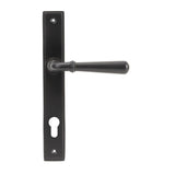 From The Anvil - Aged Bronze Newbury Slimline Lever Espag. Lock Set | Sku. 91434 | Trade Door Handles.