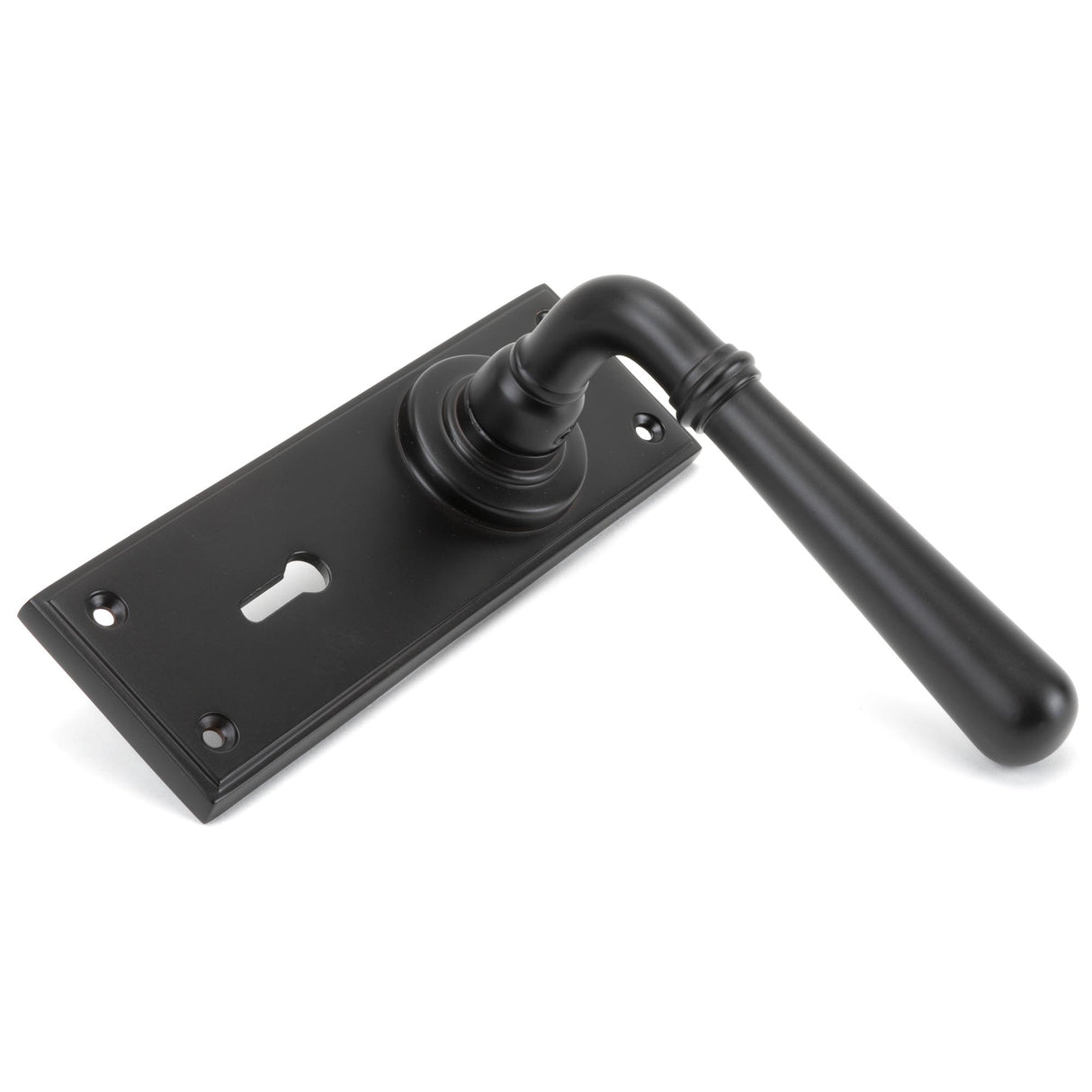 From The Anvil - Aged Bronze Newbury Lever Lock Set | Sku. 91435 | Trade Door Handles.