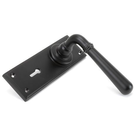 From The Anvil - Aged Bronze Newbury Lever Lock Set | Sku. 91435 | Trade Door Handles.