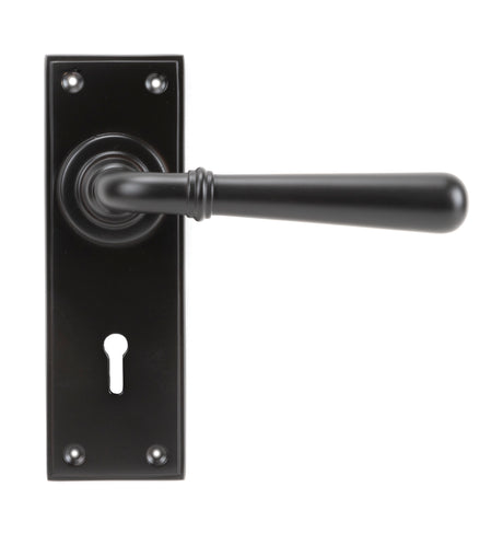From The Anvil - Aged Bronze Newbury Lever Lock Set | Sku. 91435 | Trade Door Handles.