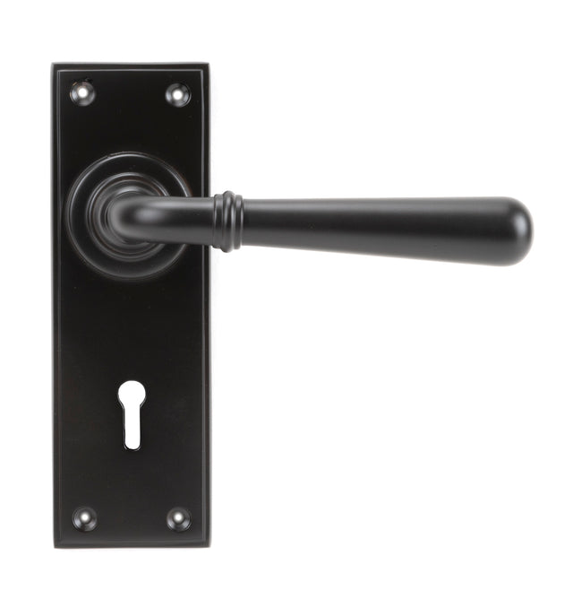 From The Anvil - Aged Bronze Newbury Lever Lock Set | Sku. 91435 | Trade Door Handles.