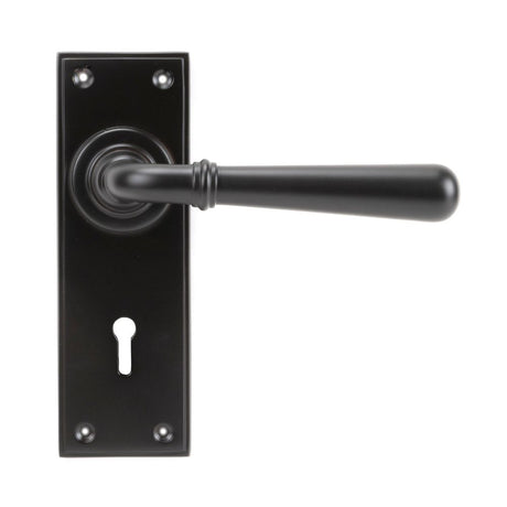 From The Anvil - Aged Bronze Newbury Lever Lock Set | Sku. 91435 | Trade Door Handles.
