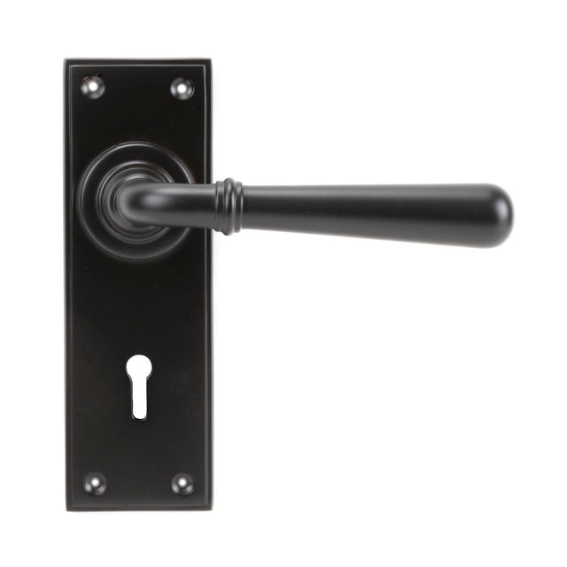 From The Anvil - Aged Bronze Newbury Lever Lock Set | Sku. 91435 | Trade Door Handles.