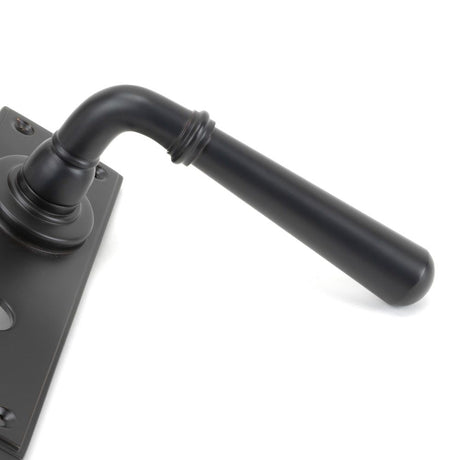 From The Anvil - Aged Bronze Newbury Lever Bathroom Set | Sku. 91437 | Trade Door Handles.