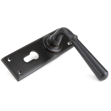 From The Anvil - Aged Bronze Newbury Lever Euro Lock Set | Sku. 91438 | Trade Door Handles.