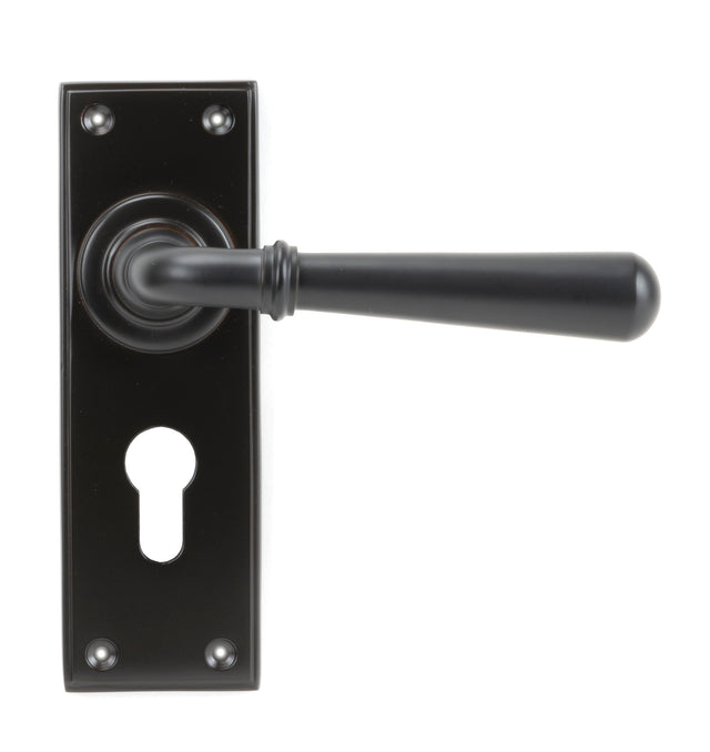 From The Anvil - Aged Bronze Newbury Lever Euro Lock Set | Sku. 91438 | Trade Door Handles.