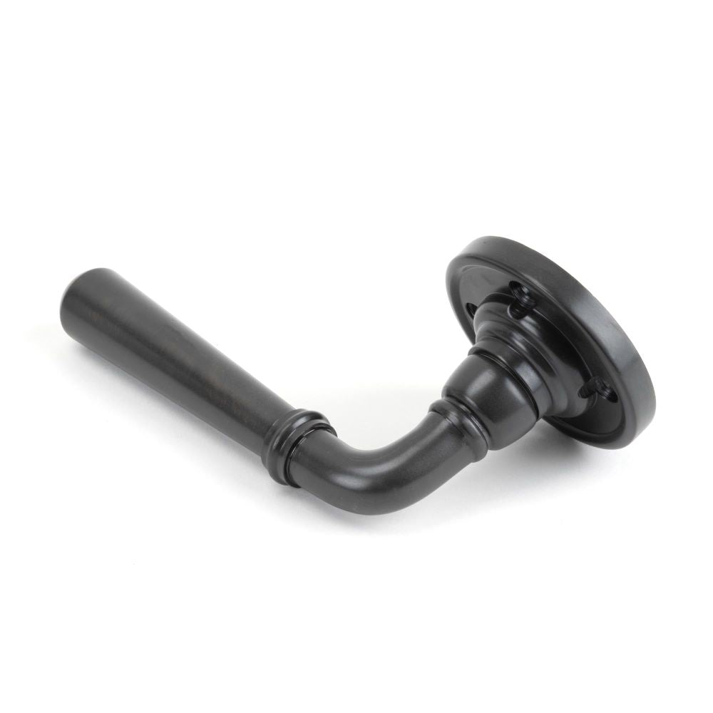 From The Anvil - Aged Bronze Newbury Lever on Rose Set | Sku. 91439 | Trade Door Handles.