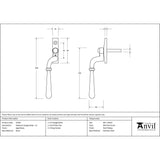 From The Anvil - Aged Brass Newbury Espag - LH | Sku. 91444 | Trade Door Handles.