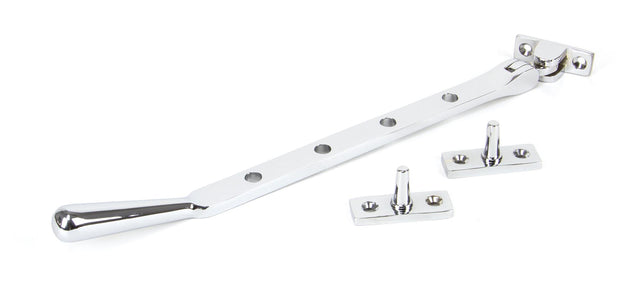 From The Anvil - Polished Chrome 10" Newbury Stay | Sku. 91453 | Trade Door Handles.