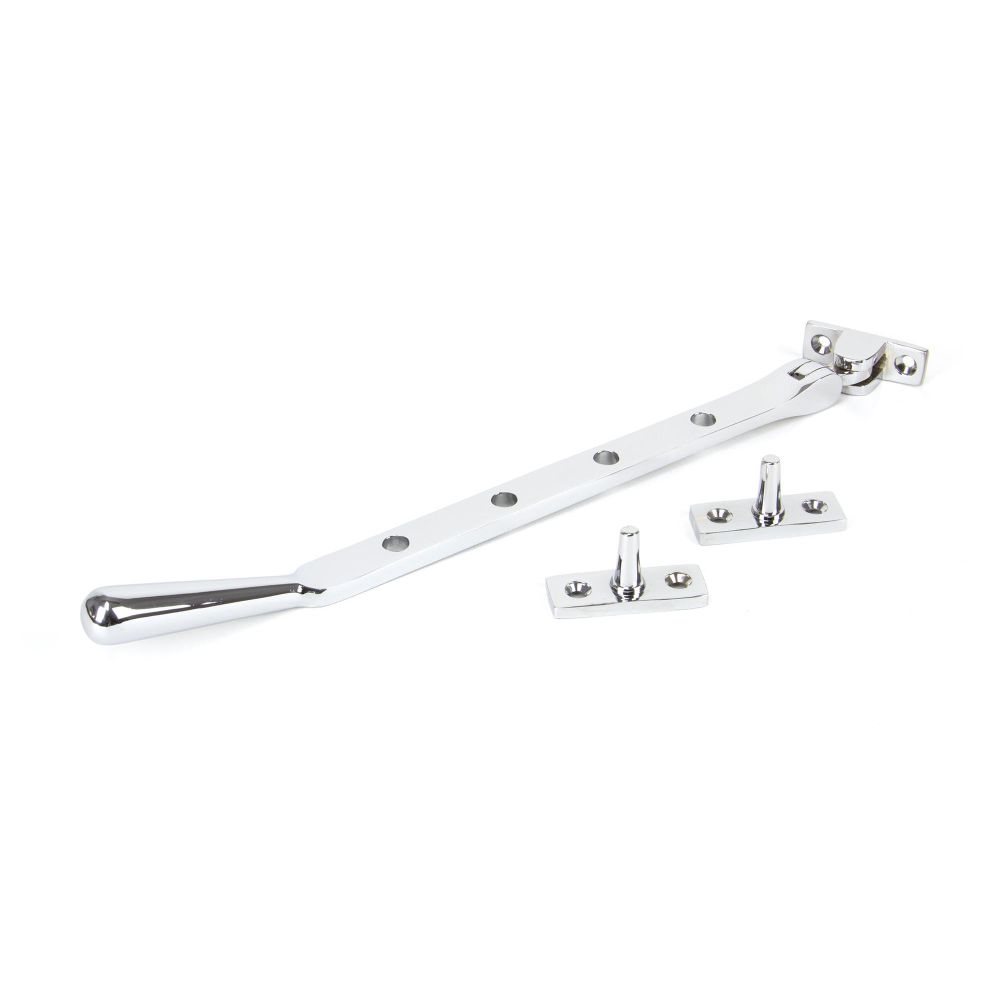 From The Anvil - Polished Chrome 10" Newbury Stay | Sku. 91453 | Trade Door Handles.