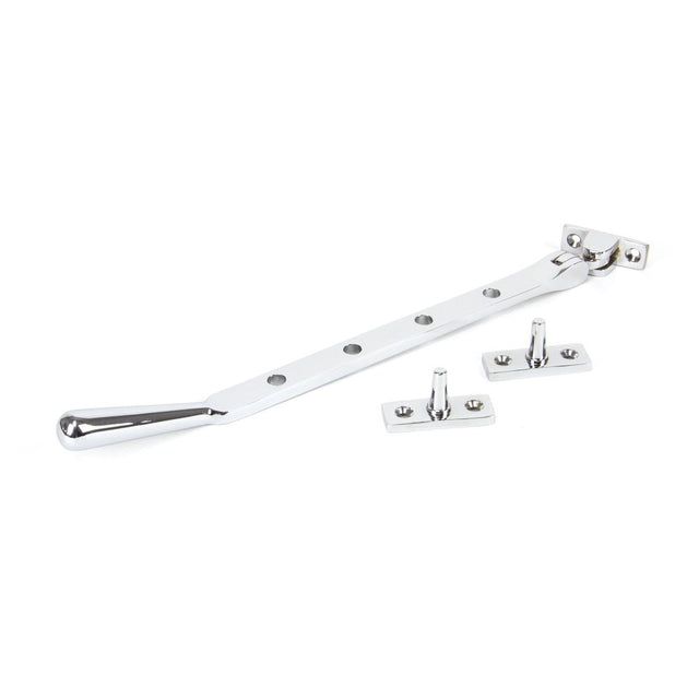 From The Anvil - Polished Chrome 10" Newbury Stay | Sku. 91453 | Trade Door Handles.