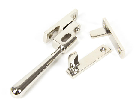 From The Anvil - Polished Nickel Night-Vent Locking Newbury Fastener | Sku. 91456 | Trade Door Handles.