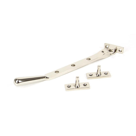 From The Anvil - Polished Nickel 8" Newbury Stay | Sku. 91459 | Trade Door Handles.