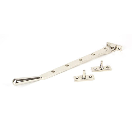 From The Anvil - Polished Nickel 10" Newbury Stay | Sku. 91460 | Trade Door Handles.