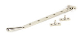 From The Anvil - Polished Nickel 12" Newbury Stay | Sku. 91461 | Trade Door Handles.