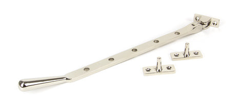 From The Anvil - Polished Nickel 12" Newbury Stay | Sku. 91461 | Trade Door Handles.