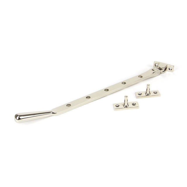 From The Anvil - Polished Nickel 12" Newbury Stay | Sku. 91461 | Trade Door Handles.