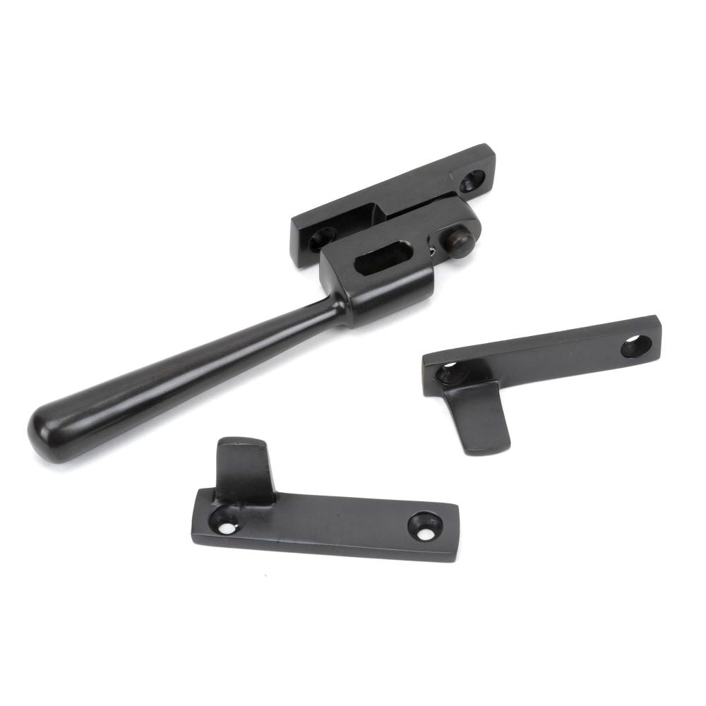 From The Anvil - Aged Bronze Night-Vent Locking Newbury Fastener | Sku. 91463 | Trade Door Handles.