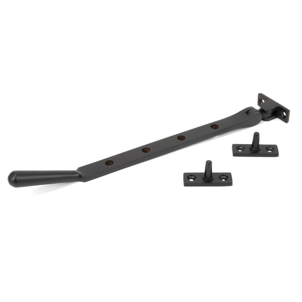 From The Anvil - Aged Bronze 10" Newbury Stay | Sku. 91467 | Trade Door Handles.