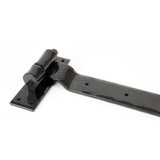 From The Anvil - Black 24" Hook & Band Hinge - Cranked (pair) | Sku. 91473 | Trade Door Handles.