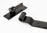 From The Anvil - Black 24" Hook & Band Hinge - Cranked (pair) | Sku. 91473 | Trade Door Handles.