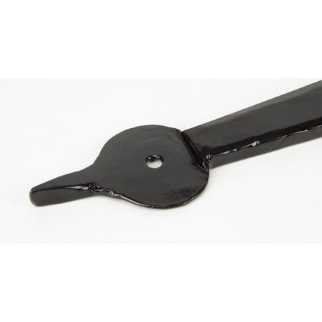 From The Anvil - Black 24" Hook & Band Hinge - Cranked (pair) | Sku. 91473 | Trade Door Handles.