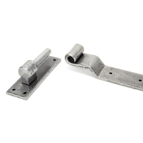 From The Anvil - Pewter 24" Hook & Band Hinge - Cranked (pair) | Sku. 91474 | Trade Door Handles.