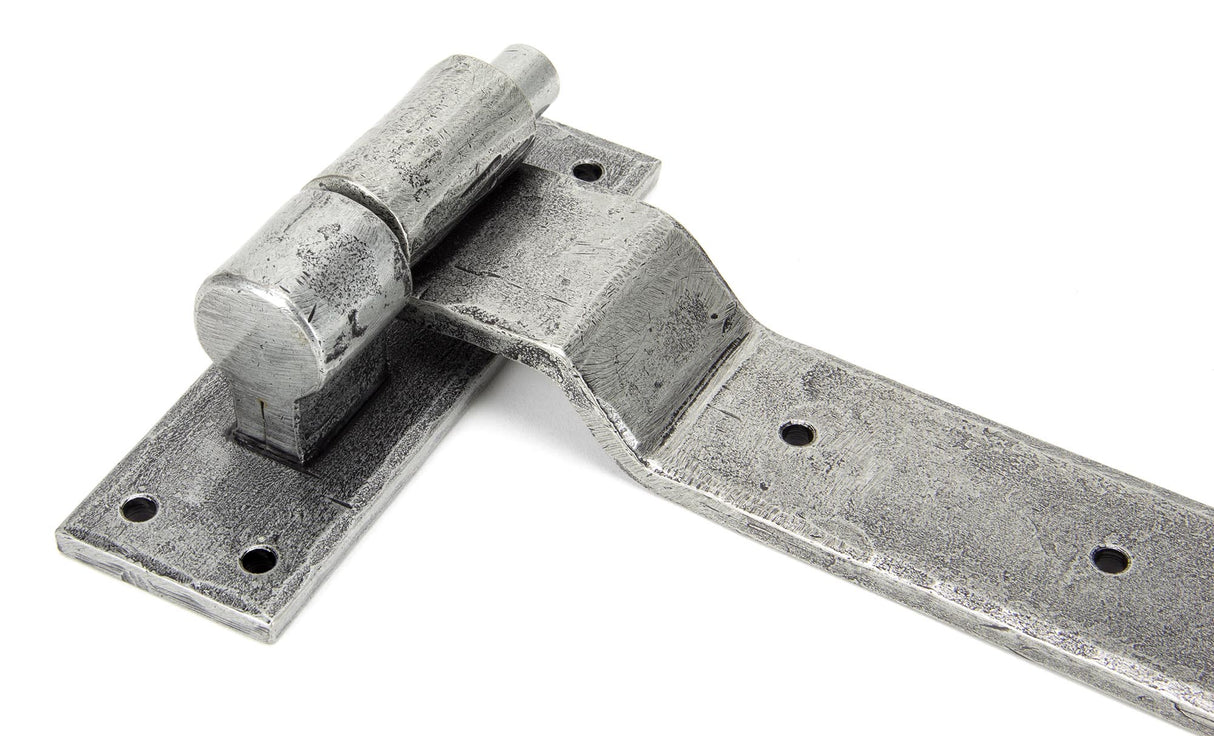 From The Anvil - Pewter 24" Hook & Band Hinge - Cranked (pair) | Sku. 91474 | Trade Door Handles.