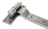 From The Anvil - Pewter 24" Hook & Band Hinge - Cranked (pair) | Sku. 91474 | Trade Door Handles.