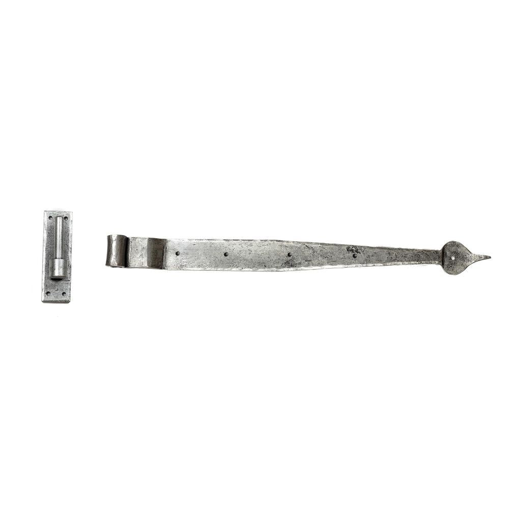 From The Anvil - Pewter 24" Hook & Band Hinge - Cranked (pair) | Sku. 91474 | Trade Door Handles.