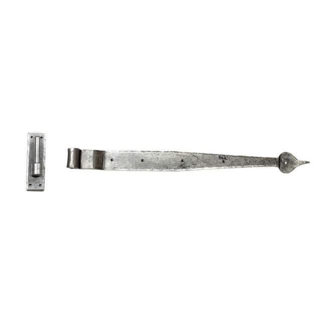 From The Anvil - Pewter 24" Hook & Band Hinge - Cranked (pair) | Sku. 91474 | Trade Door Handles.