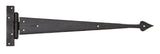 From The Anvil - External Beeswax 18" Arrow Head T Hinge (pair) | Sku. 91476 | Trade Door Handles.