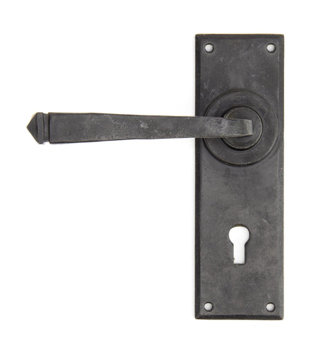 From The Anvil - External Beeswax Avon Lever Lock Set | Sku. 91479 | Trade Door Handles.