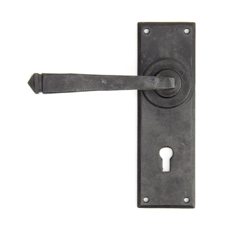 From The Anvil - External Beeswax Avon Lever Lock Set | Sku. 91479 | Trade Door Handles.