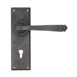 From The Anvil - External Beeswax Avon Lever Lock Set | Sku. 91479 | Trade Door Handles.