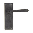 From The Anvil - External Beeswax Avon Lever Latch Set | Sku. 91480 | Trade Door Handles.