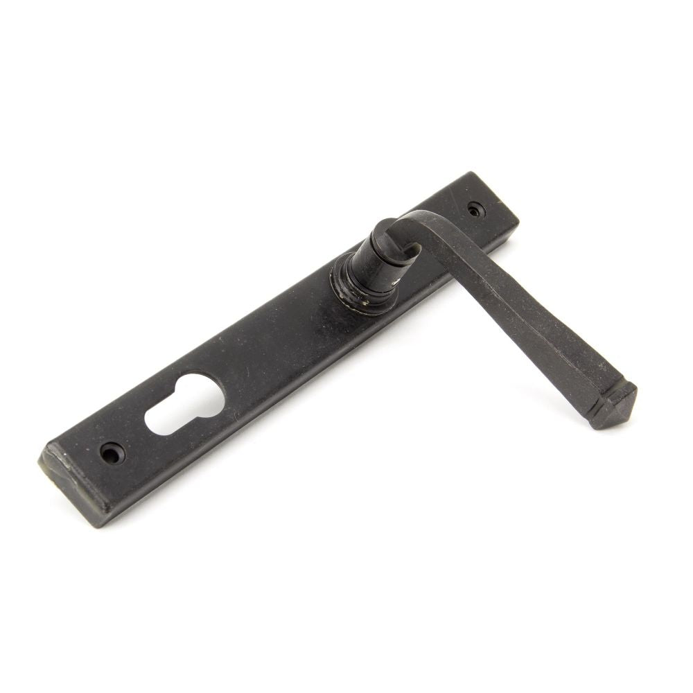 From The Anvil - External Beeswax Avon Slimline Lever Espag. Lock Set | Sku. 91484 | Trade Door Handles.