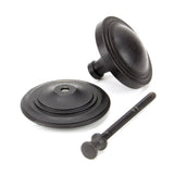 From The Anvil - External Beeswax Art Deco Centre Door Knob | Sku. 91486 | Trade Door Handles.