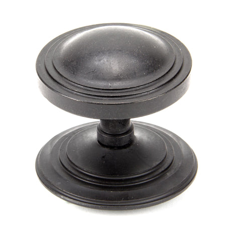 From The Anvil - External Beeswax Art Deco Centre Door Knob | Sku. 91486 | Trade Door Handles.