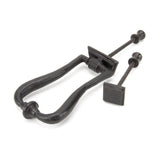 From The Anvil - External Beeswax Slimline Art Deco Door Knocker | Sku. 91491 | Trade Door Handles.