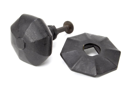 From The Anvil - External Beeswax Octagonal Centre Door Knob | Sku. 91498 | Trade Door Handles.