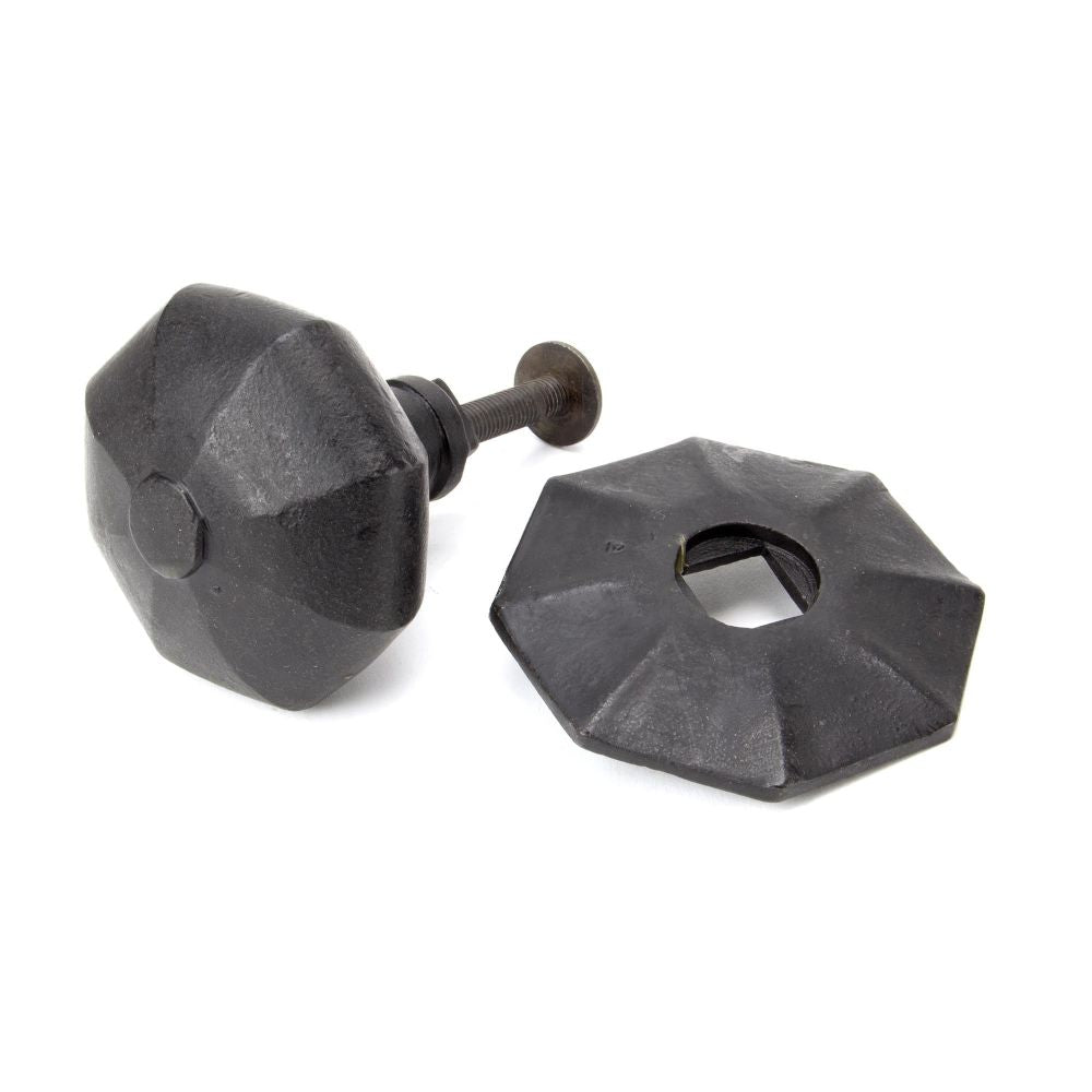 From The Anvil - External Beeswax Octagonal Centre Door Knob | Sku. 91498 | Trade Door Handles.