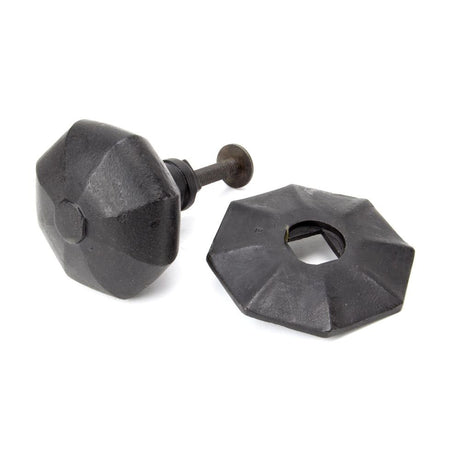 From The Anvil - External Beeswax Octagonal Centre Door Knob | Sku. 91498 | Trade Door Handles.