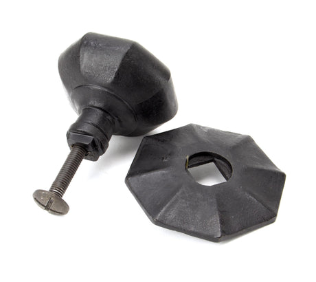 From The Anvil - External Beeswax Octagonal Centre Door Knob | Sku. 91498 | Trade Door Handles.